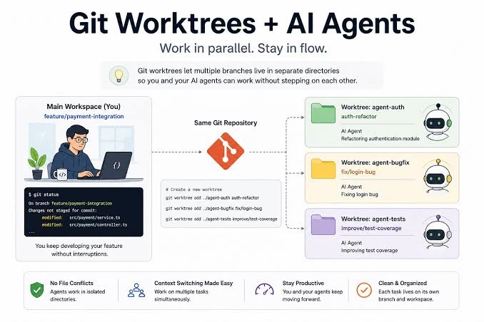 How to Manage Multiple AI Agents with Git Worktrees (Complete Scaling Guide)